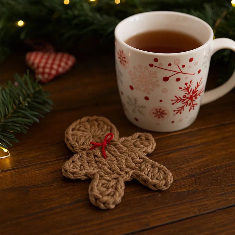 Gingerbread Man Coasters