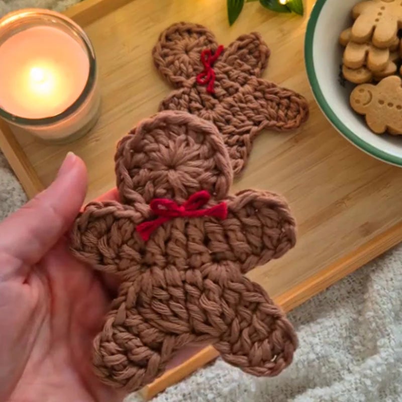 Gingerbread Man Coasters