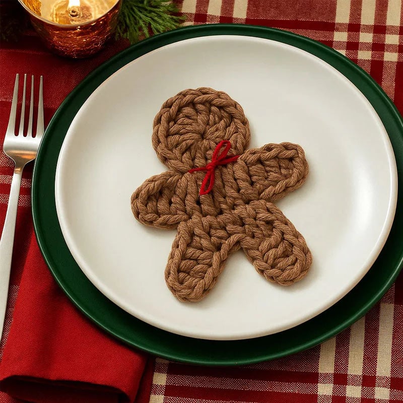 Gingerbread Man Coasters
