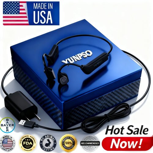 🎄💖Final 3 Hours:50%ОFF💥YUNPSO Bone Conduction Smart Hearing Aid Bluetooth Earphones