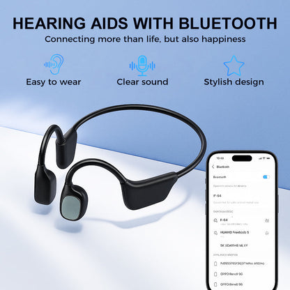 🎄💖Final 3 Hours:50%ОFF💥YUNPSO Bone Conduction Smart Hearing Aid Bluetooth Earphones