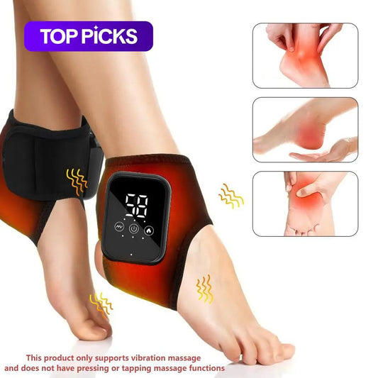 Ankle Support Magic Device, 3 Heating Levels 48-58 Degrees, 3 Massage Modes, 15 Minute Timer, Touchscreen Universal Design  ZS