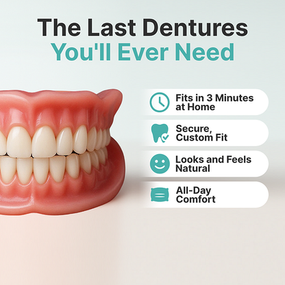 🦷Ends Today: 70% OFF! Yagoo®™ Custom-Fit Full Functional DenturesMake you more confident
