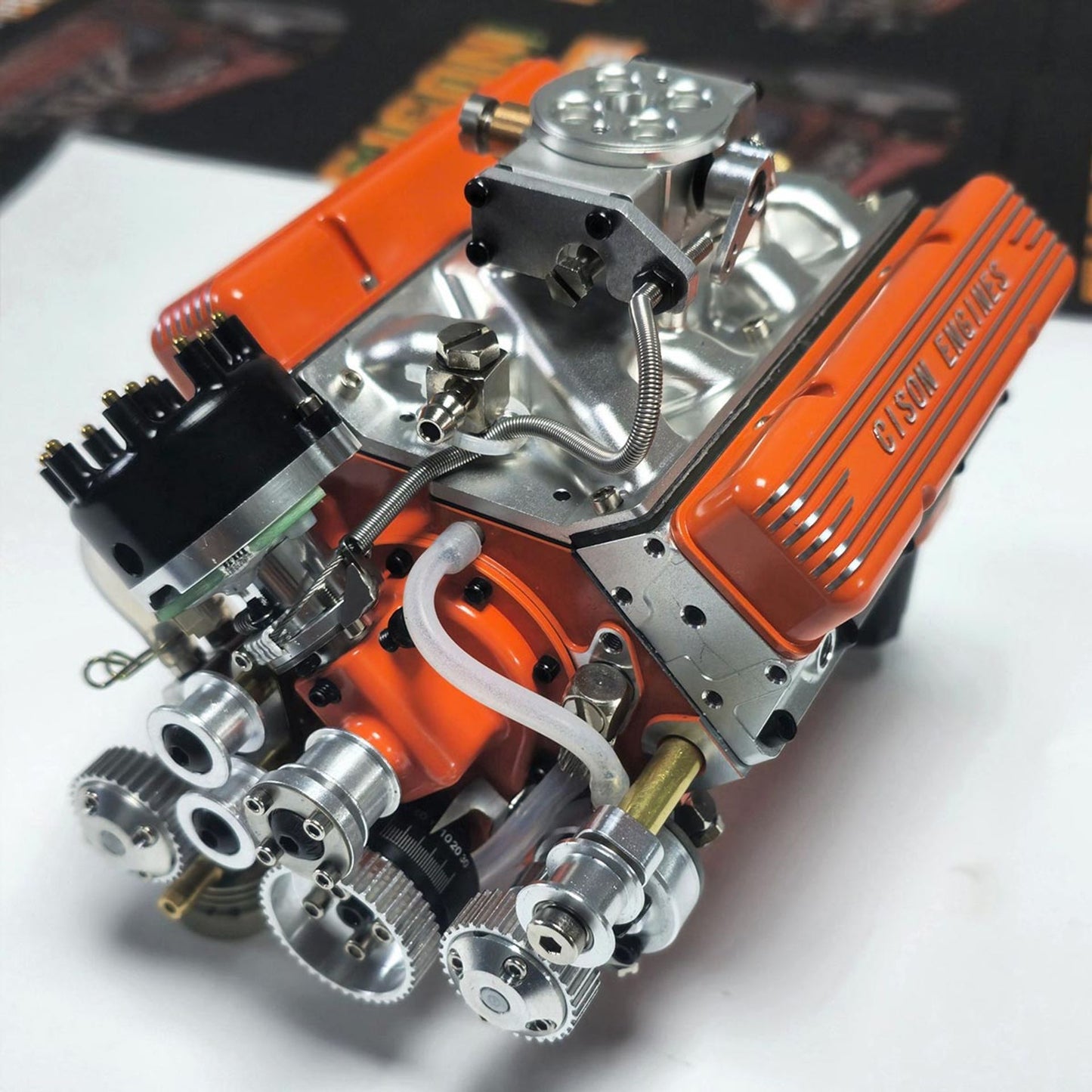 🎉Last Day Promotion 50% OFF + FREESHIPPING🔥 - Gasoline OHV V8 Small-block Engine Model Kits