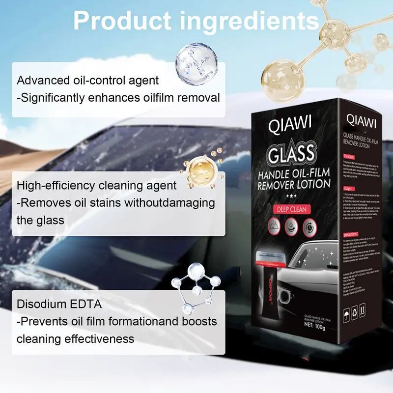 Automotive Handheld Oil Flmr Cream-Glass Decontamination Without Traces