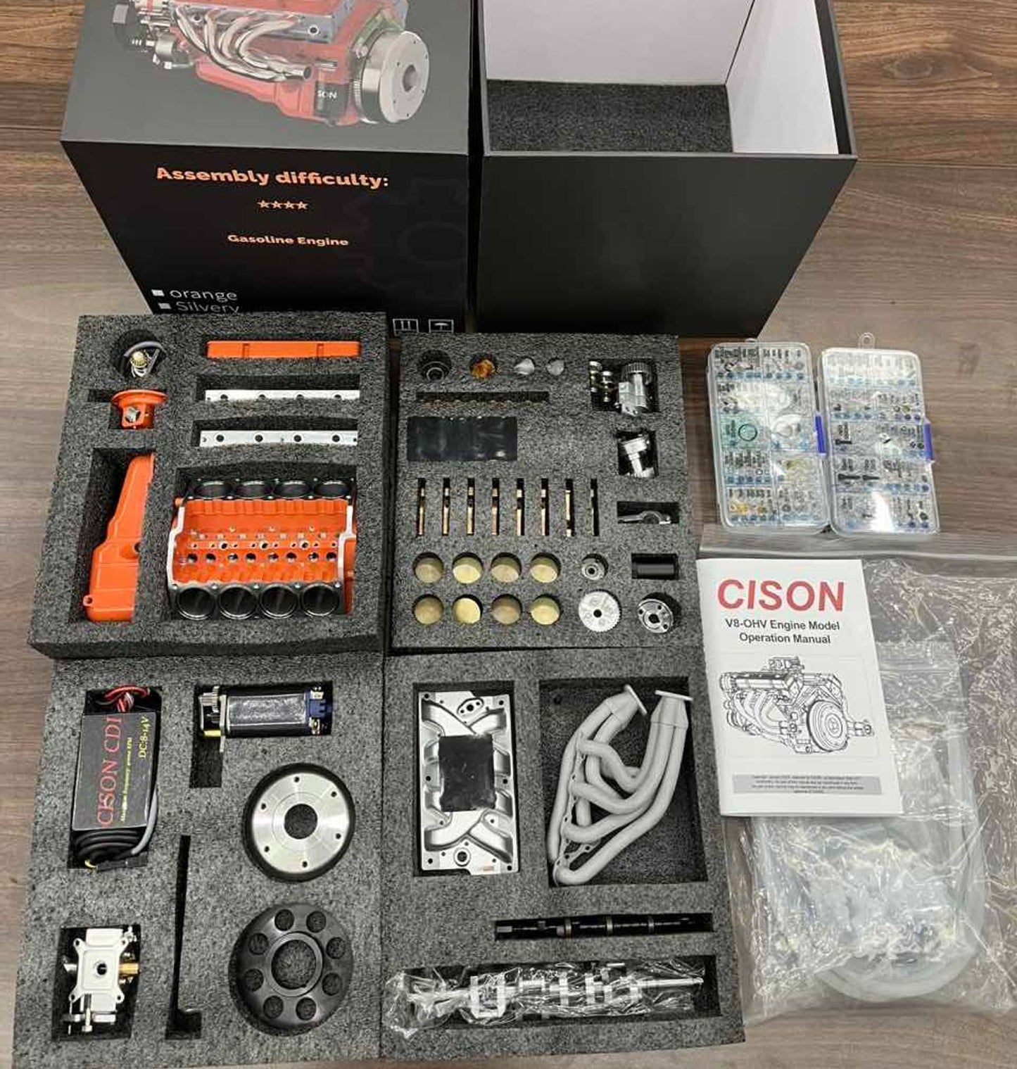 🎉Last Day Promotion 50% OFF + FREESHIPPING🔥 - Gasoline OHV V8 Small-block Engine Model Kits