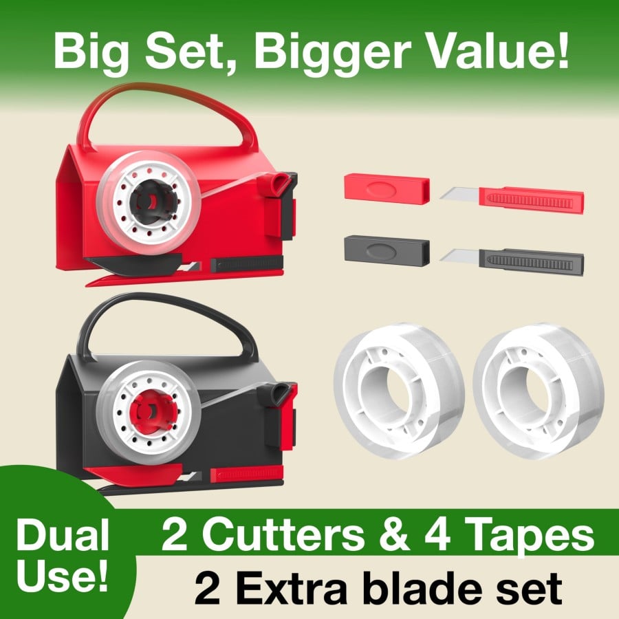 🎅Christmas Pre Sale - 49% OFF🎁Wrapping Paper Cutter & Tape Dispenser