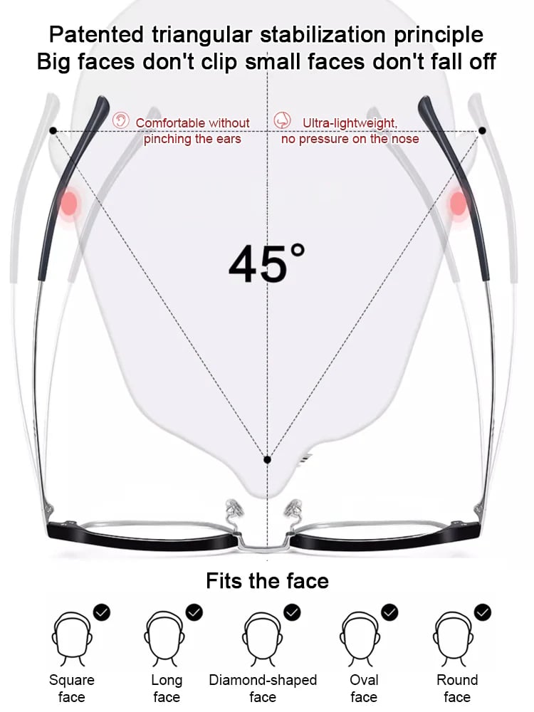 👓Best Selling 50% Off🔥Automatic zoom anti-blue light presbyopia glasses