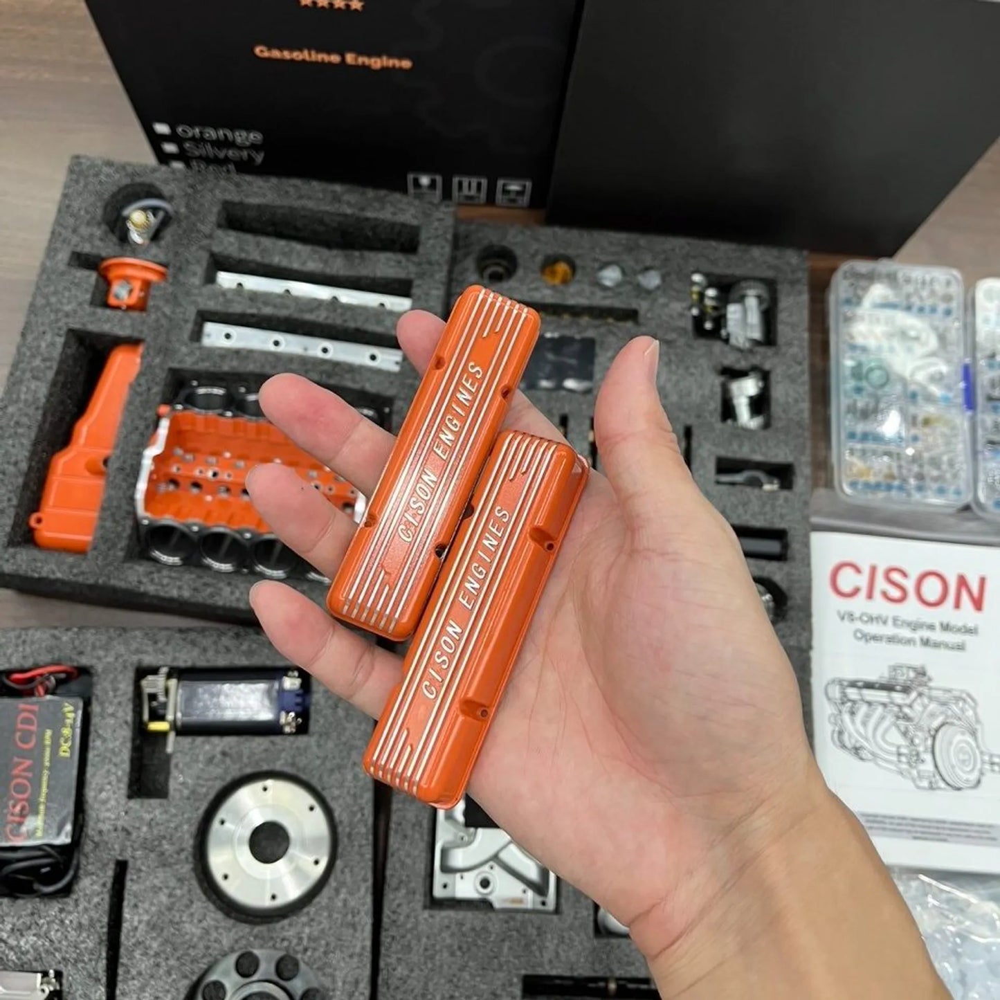 🎉Last Day Promotion 50% OFF + FREESHIPPING🔥 - Gasoline OHV V8 Small-block Engine Model Kits