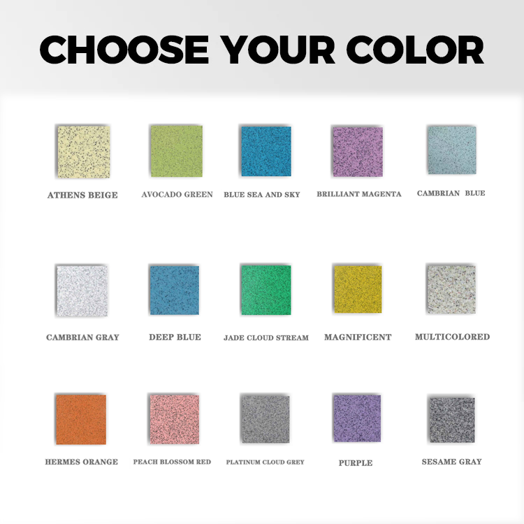 Newly High-Gloss Marble Finish Epoxy Floor Coating