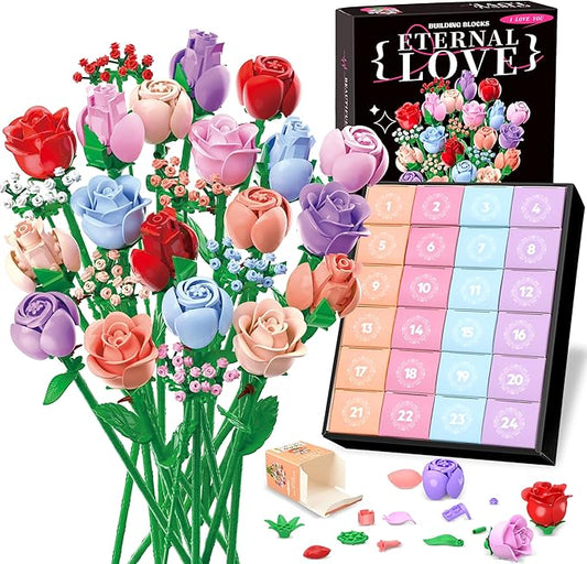 24 Days Flower Bouquet Christmas Advent Calendar 2025