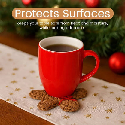Gingerbread Man Coasters