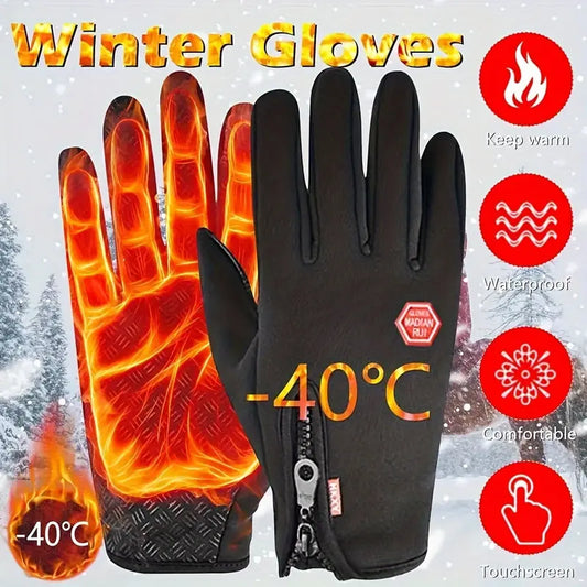 【For Christmas】🎁Windproof Touchscreen Winter Gloves – Thermal Warmth for Men & Women