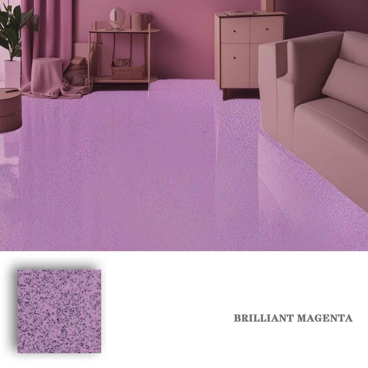 Newly High-Gloss Marble Finish Epoxy Floor Coating