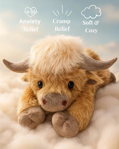 ⏰Christmas Limited Sale!!🎄90K+ SOLD! 🎁✨Cute Cartoon Highland Cow Stuffed Toy