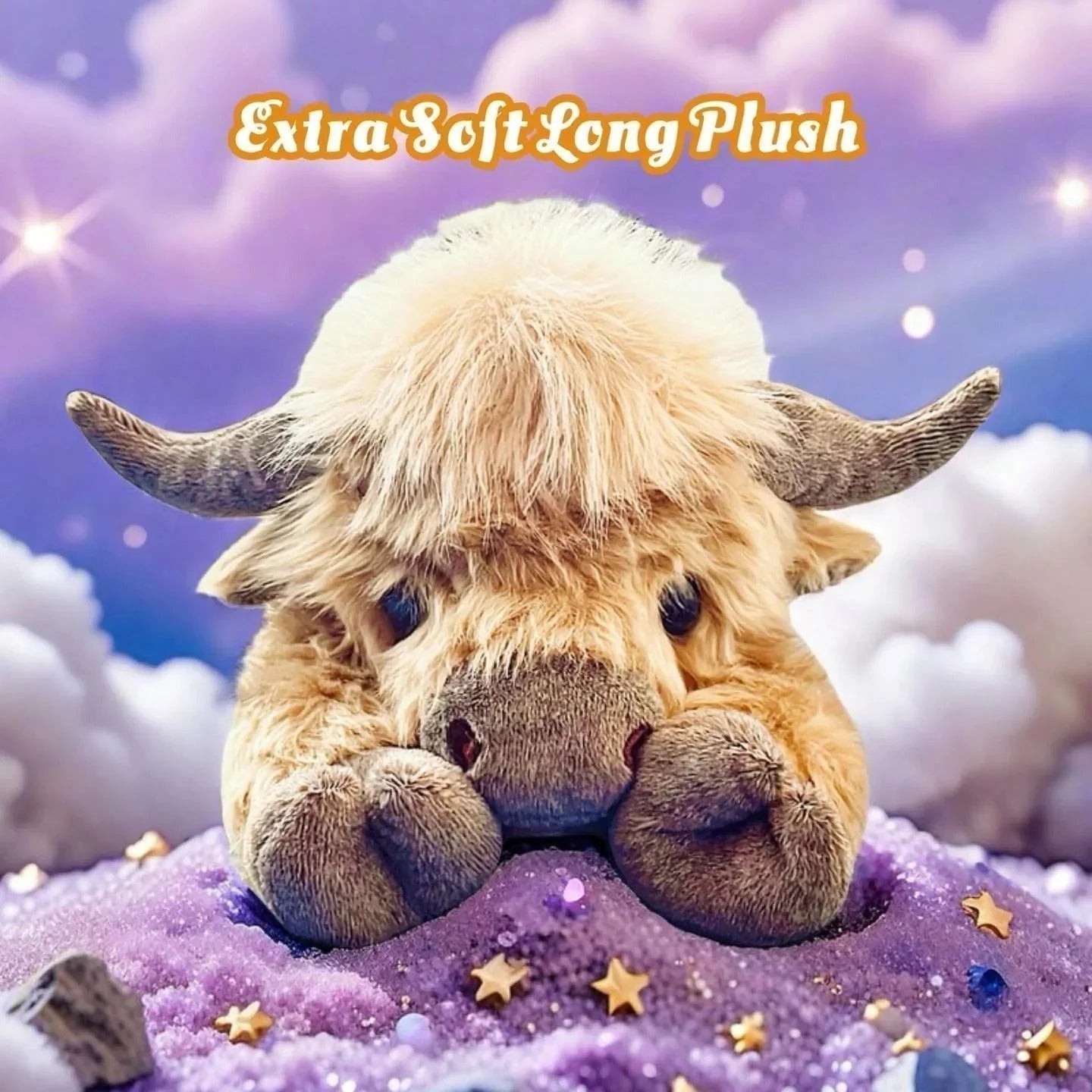 ⏰Christmas Limited Sale!!🎄90K+ SOLD! 🎁✨Cute Cartoon Highland Cow Stuffed Toy