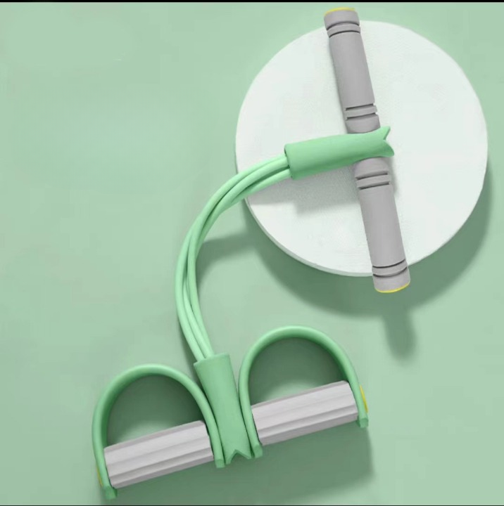 21 Fitness Resistance Bands-4 Tube Pedal Ankle Puller