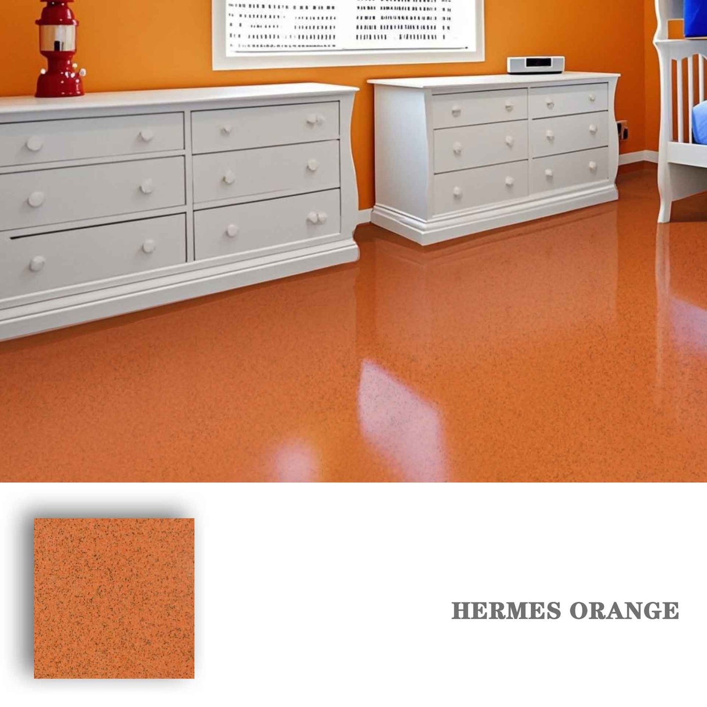 Newly High-Gloss Marble Finish Epoxy Floor Coating