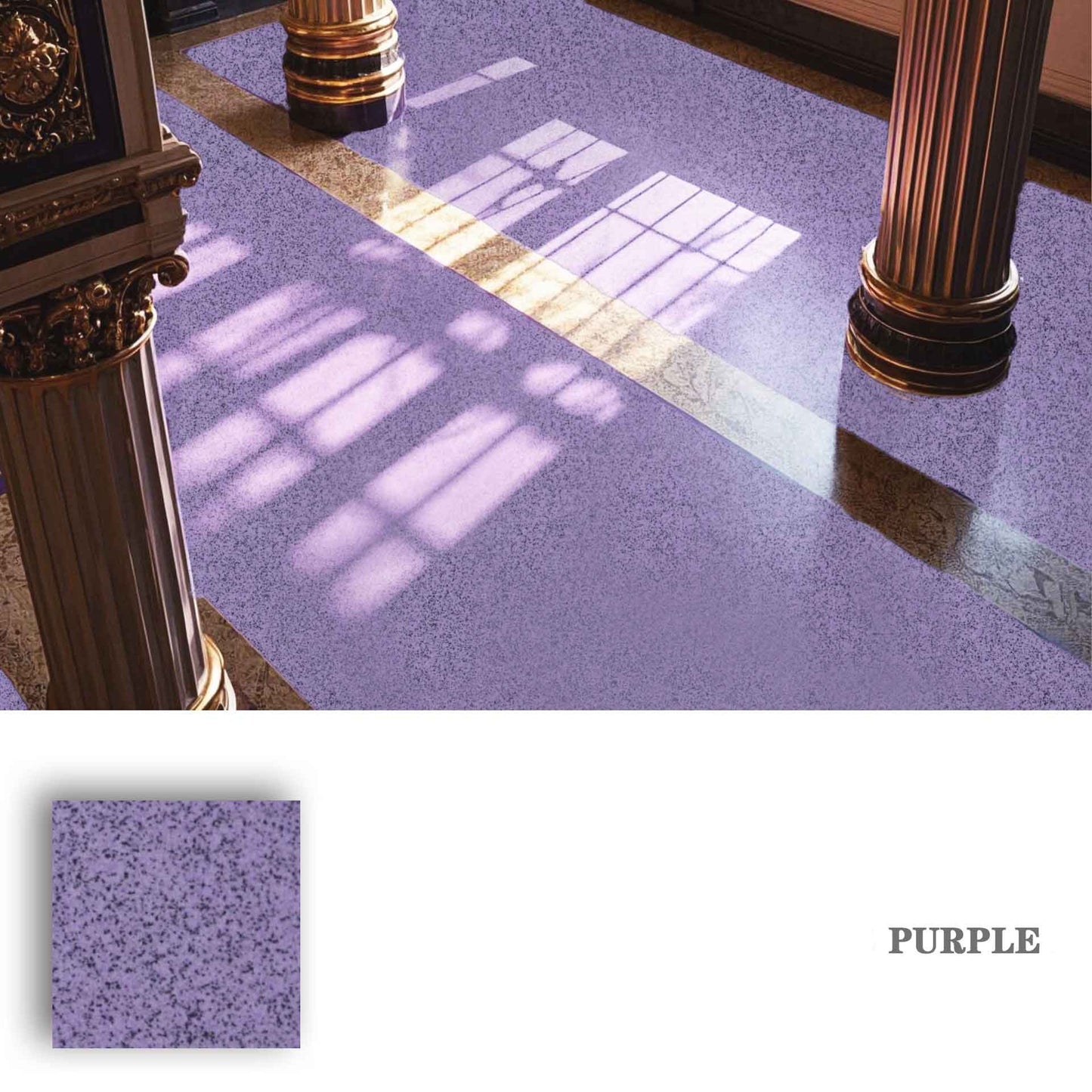 Newly High-Gloss Marble Finish Epoxy Floor Coating