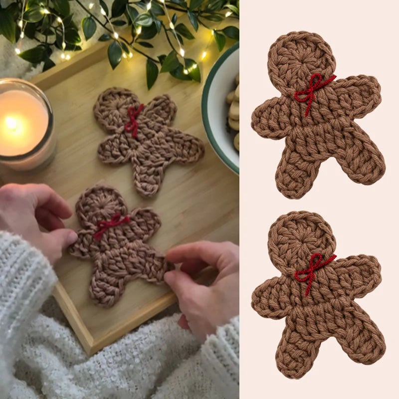 Gingerbread Man Coasters