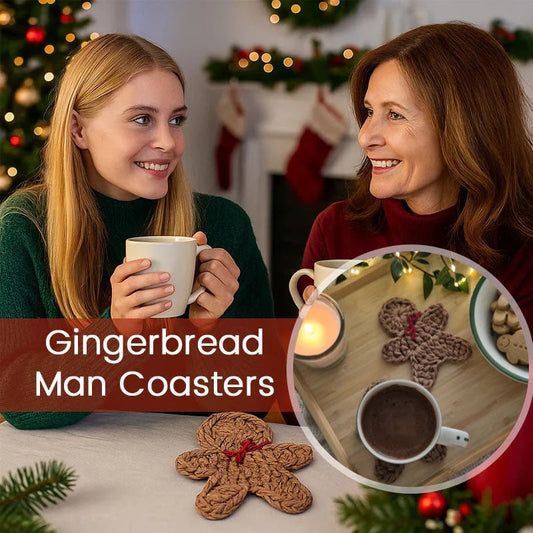 Gingerbread Man Coasters