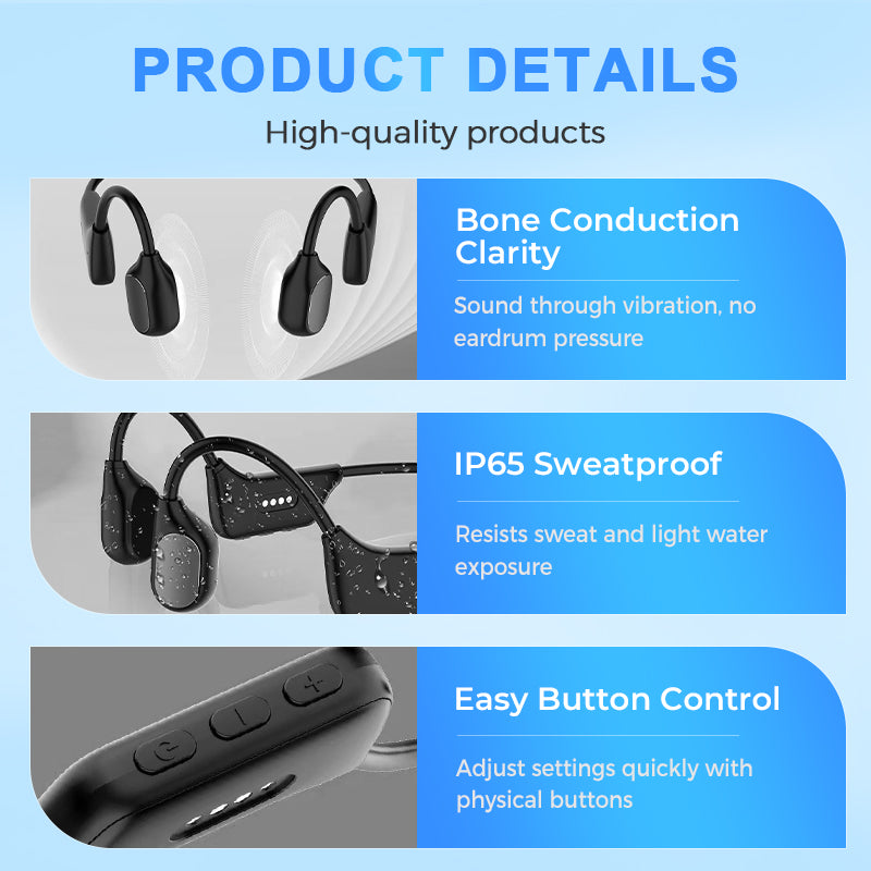 🎄💖Final 3 Hours:50%ОFF💥YUNPSO Bone Conduction Smart Hearing Aid Bluetooth Earphones