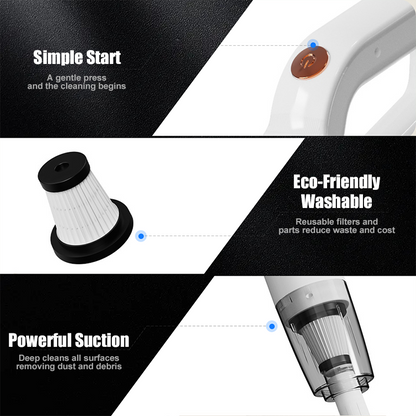 High Power 2-in-1 Cordless Vacuum Cleaner