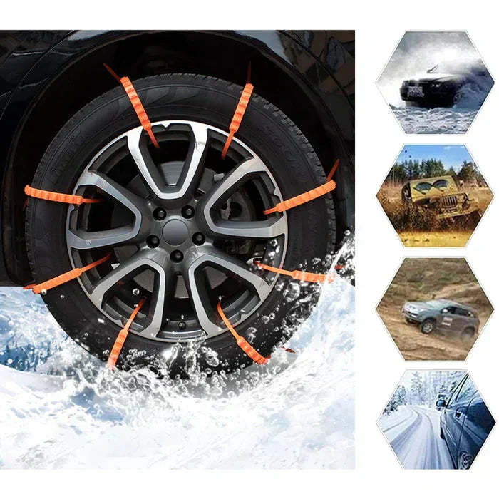 🔥Winter Hot Sale🔥Universal Reusable Anti-skid Nylon Tire Chains