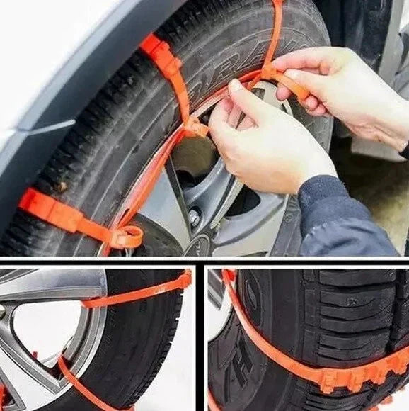 🔥Winter Hot Sale🔥Universal Reusable Anti-skid Nylon Tire Chains