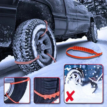 🔥Winter Hot Sale🔥Universal Reusable Anti-skid Nylon Tire Chains