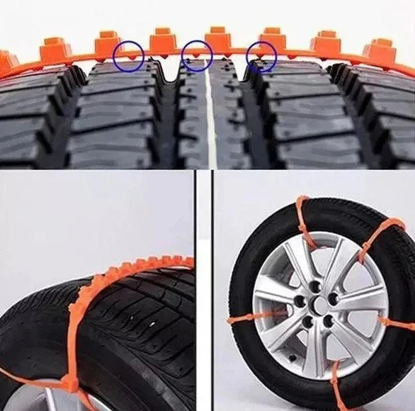 🔥Winter Hot Sale🔥Universal Reusable Anti-skid Nylon Tire Chains