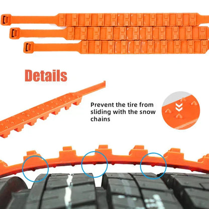 🔥Winter Hot Sale🔥Universal Reusable Anti-skid Nylon Tire Chains