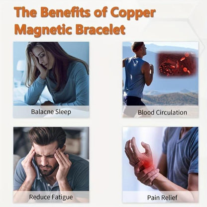 Copper magnetic bracelet——Relieve fatigue and promote blood circulation💖💖